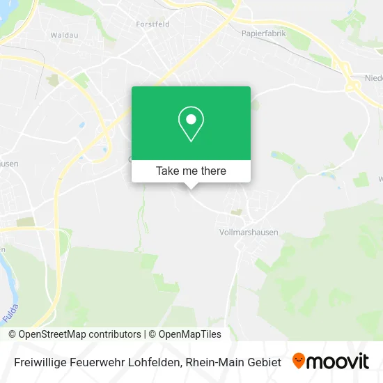 Карта Freiwillige Feuerwehr Lohfelden