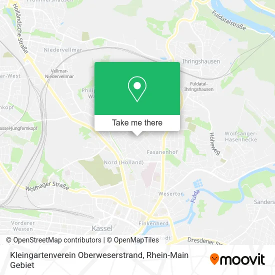 Карта Kleingartenverein Oberweserstrand