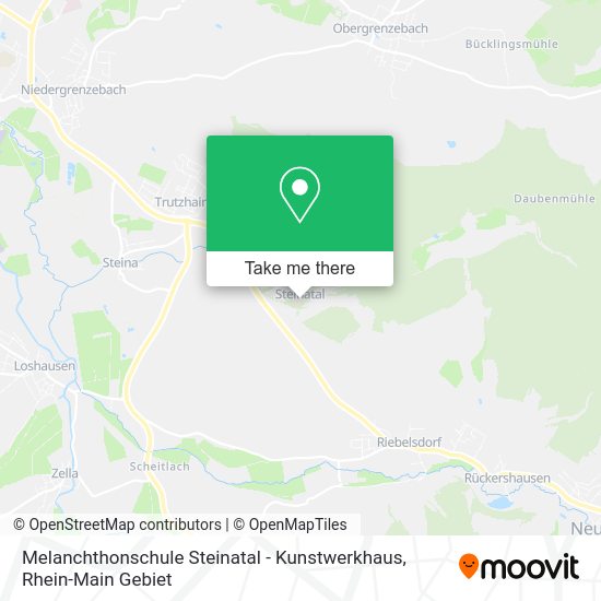 Карта Melanchthonschule Steinatal - Kunstwerkhaus