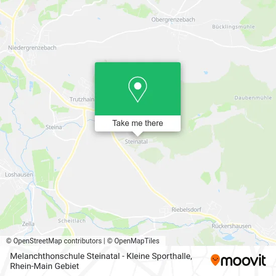 Карта Melanchthonschule Steinatal - Kleine Sporthalle