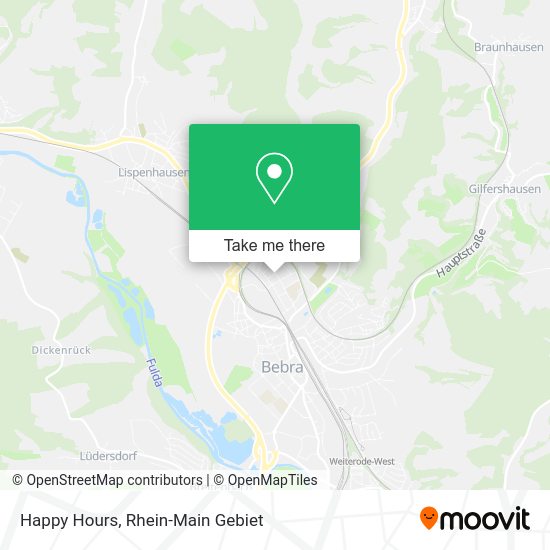 Карта Happy Hours