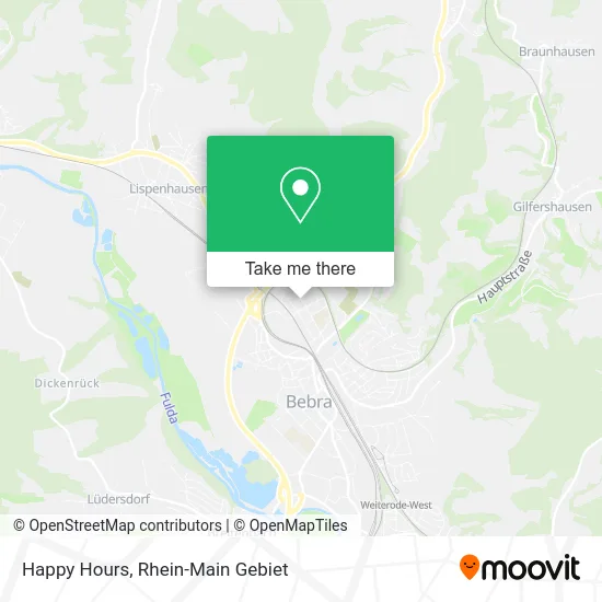 Карта Happy Hours
