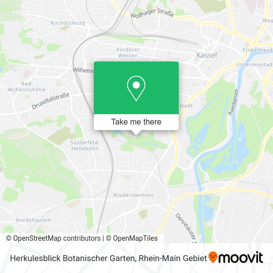 Карта Herkulesblick Botanischer Garten