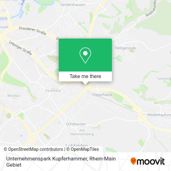 Карта Unternehmenspark Kupferhammer