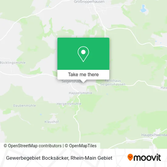 Карта Gewerbegebiet Bocksäcker