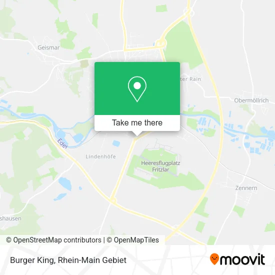 Карта Burger King