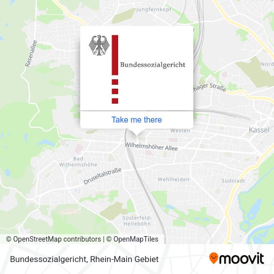 Карта Bundessozialgericht