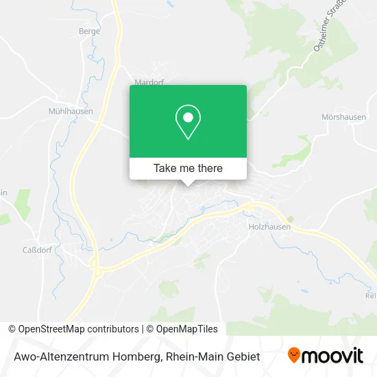 Карта Awo-Altenzentrum Homberg
