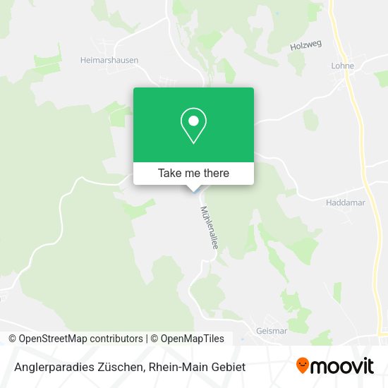 Карта Anglerparadies Züschen
