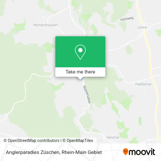 Карта Anglerparadies Züschen