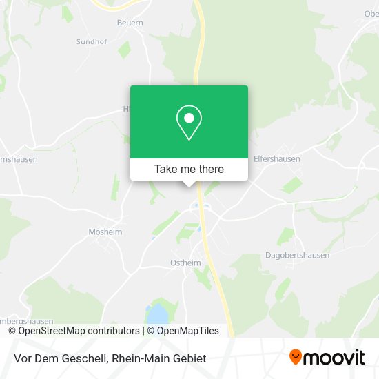 Карта Vor Dem Geschell