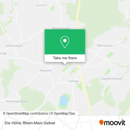 Карта Die Höhe
