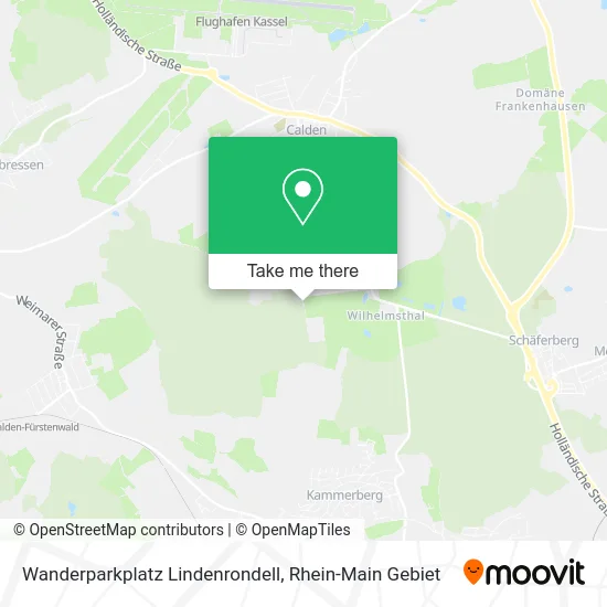 Карта Wanderparkplatz Lindenrondell