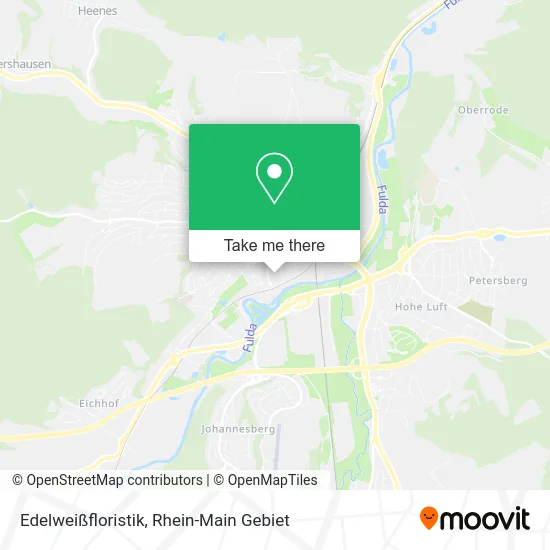 Карта Edelweißfloristik