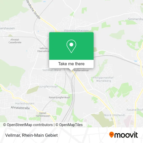 Vellmar map