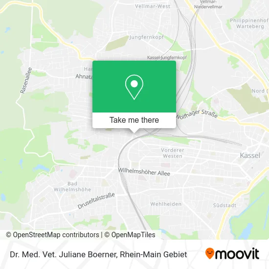 Карта Dr. Med. Vet. Juliane Boerner