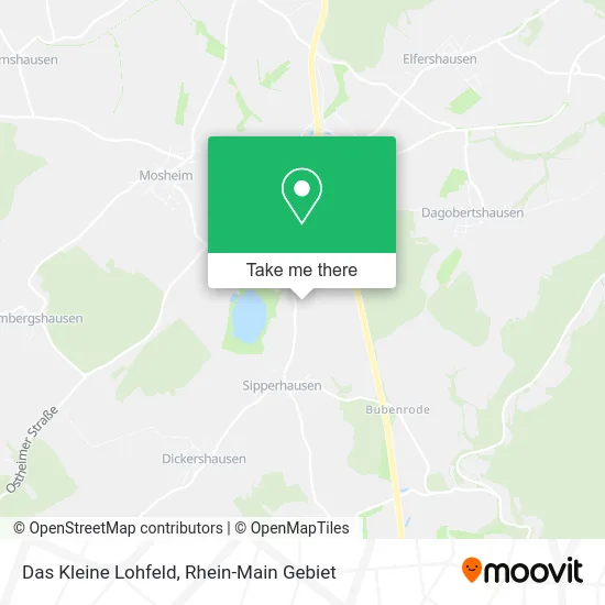 Карта Das Kleine Lohfeld