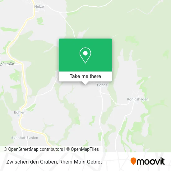 Карта Zwischen den Graben