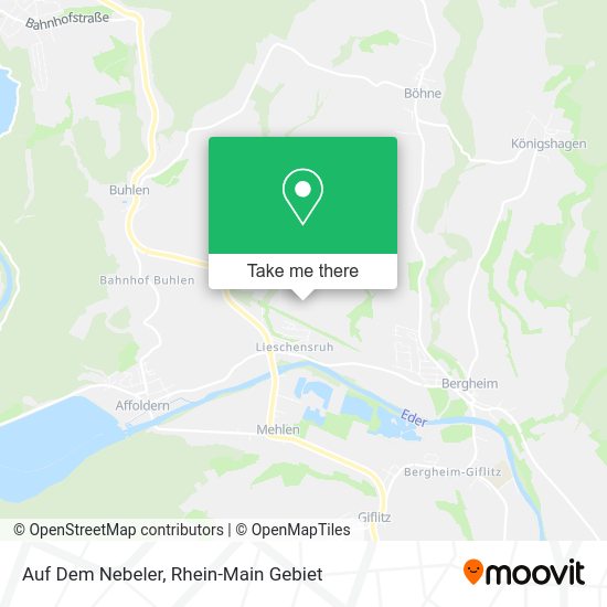Карта Auf Dem Nebeler