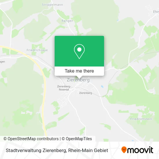 Карта Stadtverwaltung Zierenberg