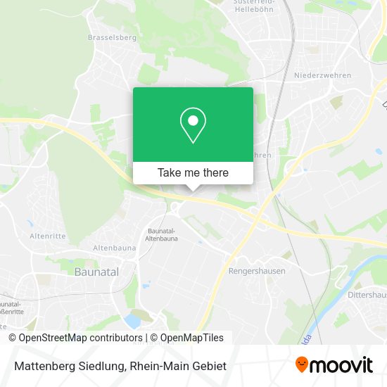 Карта Mattenberg Siedlung