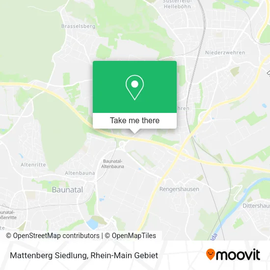 Карта Mattenberg Siedlung