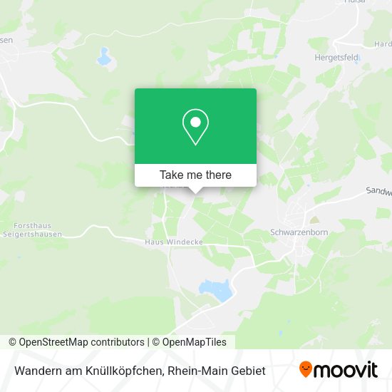 Карта Wandern am Knüllköpfchen