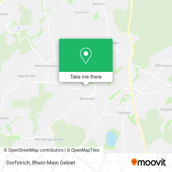 Карта Dorfstrich