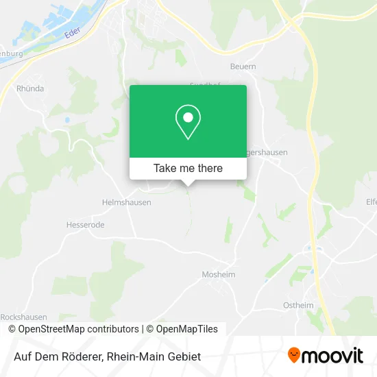 Карта Auf Dem Röderer