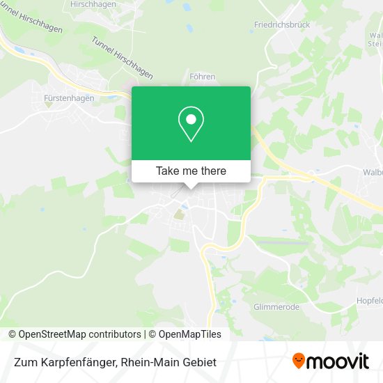Карта Zum Karpfenfänger