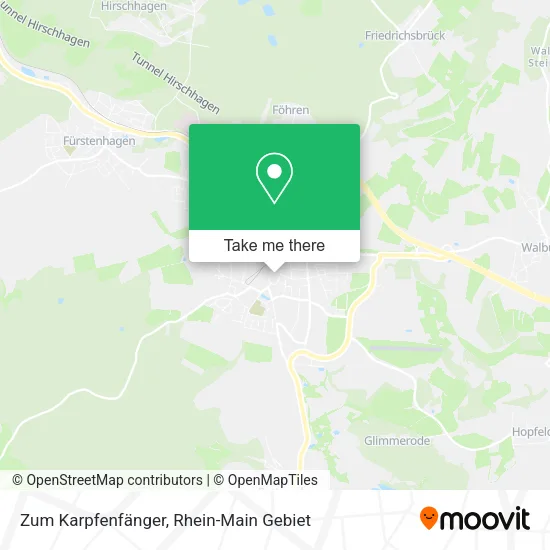 Карта Zum Karpfenfänger