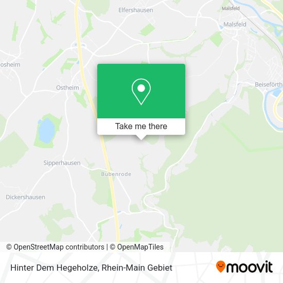 Hinter Dem Hegeholze map