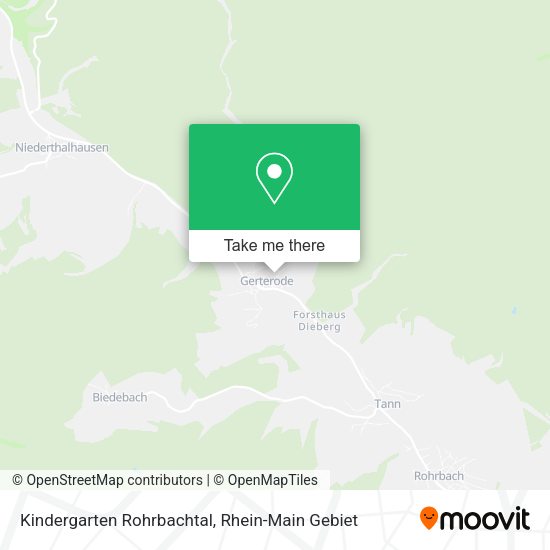 Карта Kindergarten Rohrbachtal