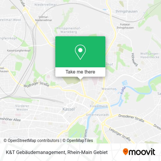 Карта K&T Gebäudemanagement