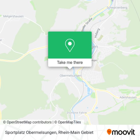 Карта Sportplatz Obermelsungen