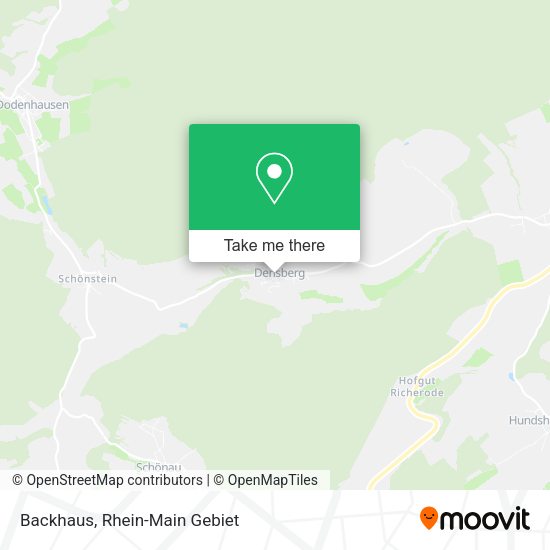 Backhaus map