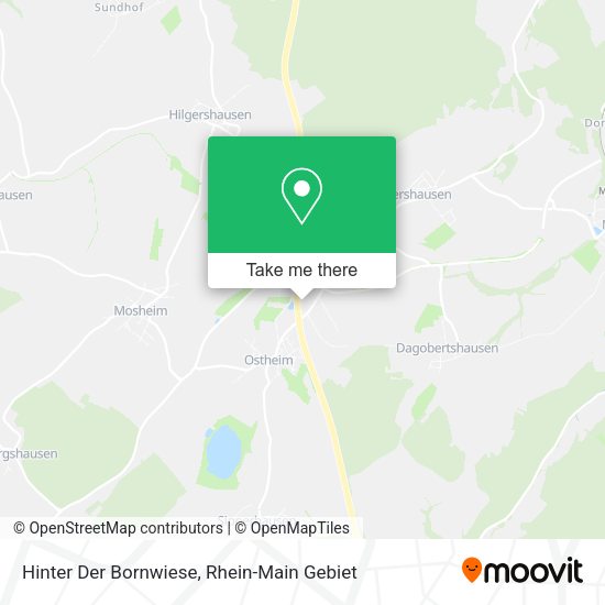 Hinter Der Bornwiese map