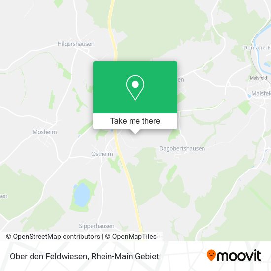 Карта Ober den Feldwiesen
