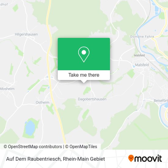 Карта Auf Dem Raubentriesch