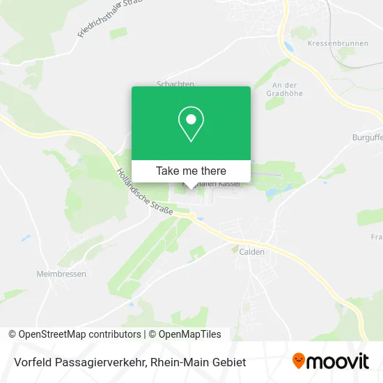 Карта Vorfeld Passagierverkehr