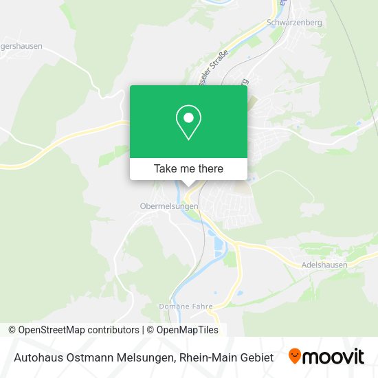 Карта Autohaus Ostmann Melsungen