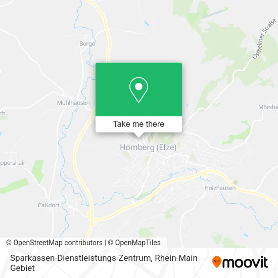Карта Sparkassen-Dienstleistungs-Zentrum