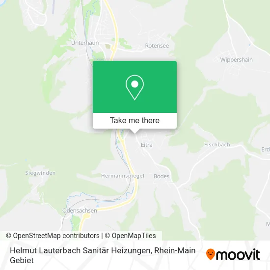 Карта Helmut Lauterbach Sanitär Heizungen