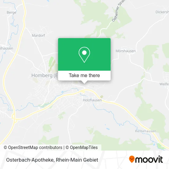 Osterbach-Apotheke map