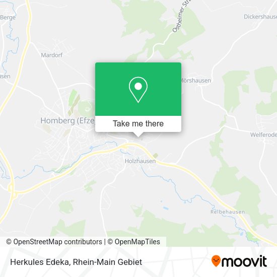 Herkules Edeka map