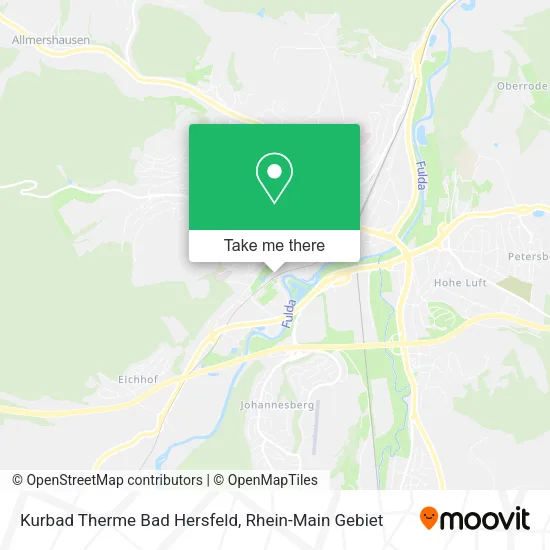 Карта Kurbad Therme Bad Hersfeld
