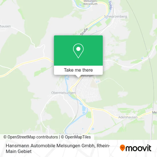 Карта Hansmann Automobile Melsungen Gmbh