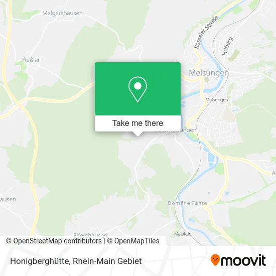 Карта Honigberghütte