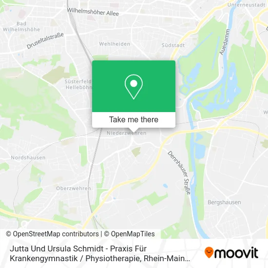 Карта Jutta Und Ursula Schmidt - Praxis Für Krankengymnastik / Physiotherapie