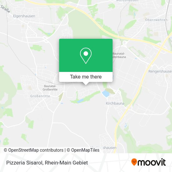 Карта Pizzeria Sisarol
